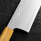Nakiri VG-10 Tsuchime Eichenholz Griff 180mm-[Musashi]-[Japan-Küchenmesser]