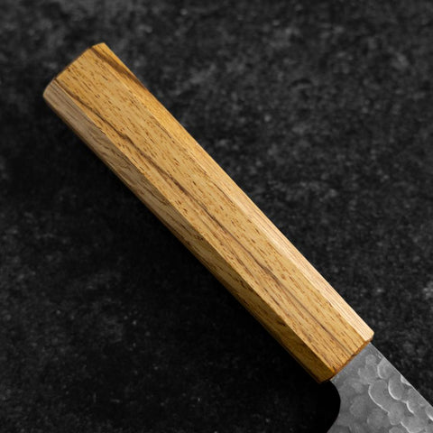 Nakiri VG-10 Tsuchime Eichenholz Griff 180mm-[Musashi]-[Japan-Küchenmesser]