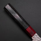 Nakiri VG-10 Tsuchime Grauer Rosenholz Griff 165mm-[Musashi]-[Japan-Küchenmesser]