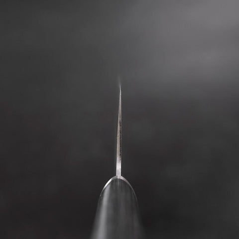 Nakiri VG-10 Tsuchime Kohlefarbener Kirschholz Griff 180mm-[Musashi]-[Japan-Küchenmesser]