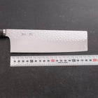 Nakiri VG-10 Tsuchime Kohlefarbener Kirschholz Griff 180mm-[Musashi]-[Japan-Küchenmesser]
