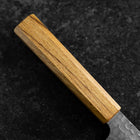 Nakiri VG-10 Tsuchime Oak Handle 180mm (7”)-[Musashi]-[Japan-Küchenmesser]