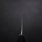 Nakiri VG-10 Tsuchime Runder Lila Griff 180mm-[Musashi]-[Japan-Küchenmesser]