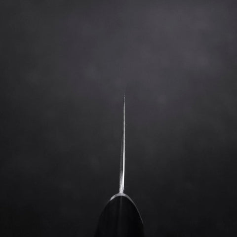 Nakiri VG-10 Tsuchime Runder Lila Griff 180mm-[Musashi]-[Japan-Küchenmesser]