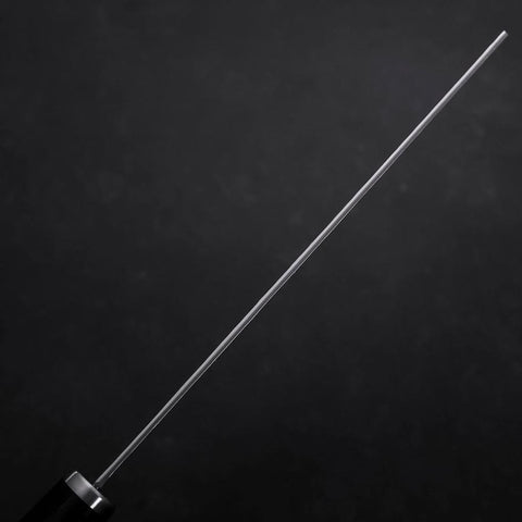 Nakiri VG-10 Tsuchime Runder Lila Griff 180mm-[Musashi]-[Japan-Küchenmesser]