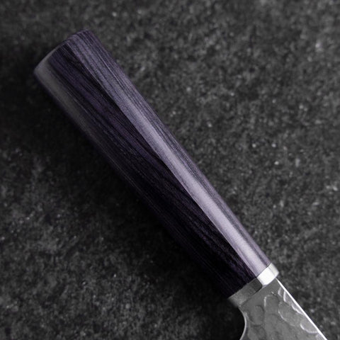 Nakiri VG-10 Tsuchime Runder Lila Griff 180mm
