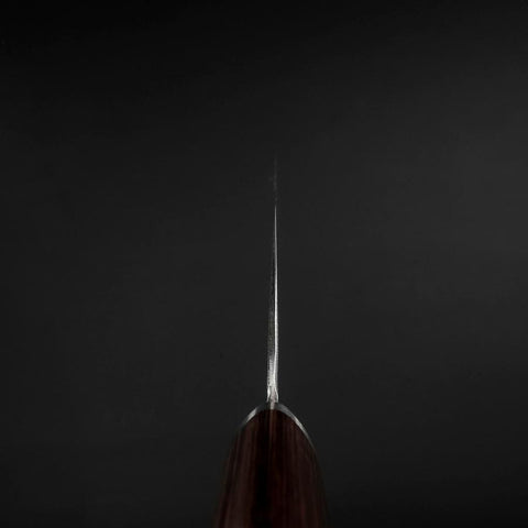 Nakiri VG-10 Tsuchime Runder Mahagoni Griff 180mm-[Musashi]-[Japan-Küchenmesser]