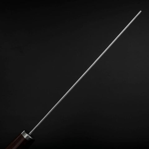 Nakiri VG-10 Tsuchime Runder Mahagoni Griff 180mm-[Musashi]-[Japan-Küchenmesser]