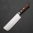 Nakiri VG-10 Tsuchime Westlicher Mahagoni Griff 125mm-[Musashi]-[Japan-Küchenmesser]