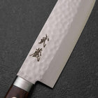Nakiri VG-10 Tsuchime Westlicher Mahagoni Griff 125mm-[Musashi]-[Japan-Küchenmesser]