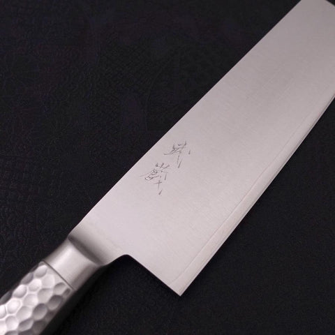 Nakiri VG-5 Poliert Westlicher Griff 160mm-[Musashi]-[Japan-Küchenmesser]