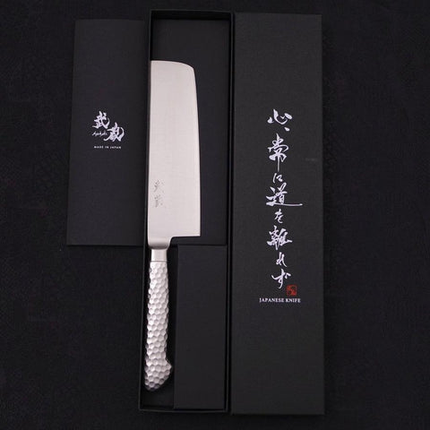 Nakiri VG-5 Poliert Westlicher Griff 160mm-[Musashi]-[Japan-Küchenmesser]