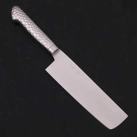 Nakiri VG-5 Poliert Westlicher Griff 160mm-[Musashi]-[Japan-Küchenmesser]