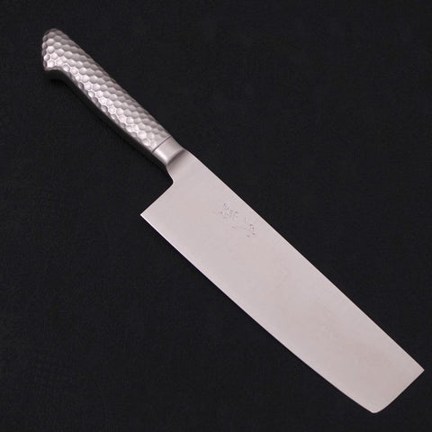 Nakiri VG-5 Poliert Westlicher Griff 180mm-[Musashi]-[Japan-Küchenmesser]