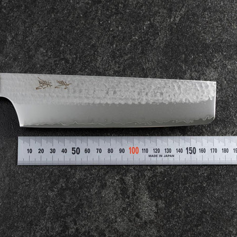 Nakiri VG-5 Tsuchime Büffelhorn und Bubinga Griff 165mm-[Musashi]-[Japan-Küchenmesser]