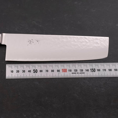 Nakiri VG-5 Tsuchime Westlicher Griff in Braun 180mm-[Musashi]-[Japan-Küchenmesser]