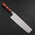 Nakiri VG-5 Tsuchime Westlicher Griff in Braun 180mm-[Musashi]-[Japan-Küchenmesser]