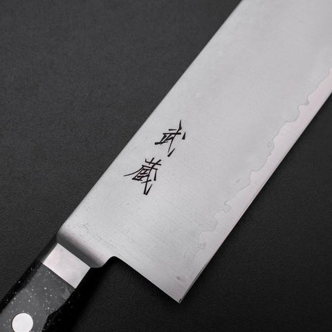 Nakiri VG-5 Tsuchime Westlicher Schwarzer Marmor Griff 170mm-[Musashi]-[Japan-Küchenmesser]