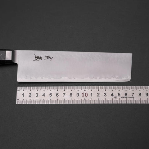 Nakiri VG-5 Tsuchime Westlicher Schwarzer Marmor Griff 170mm-[Musashi]-[Japan-Küchenmesser]