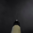 Nakiri White Steel #1 Edelstahlummantelung Büffelhorn und Magnolienholz Griff 165mm-[Musashi]-[Japan-Küchenmesser]