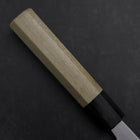 Nakiri White Steel #1 Edelstahlummantelung Büffelhorn und Magnolienholz Griff 165mm-[Musashi]-[Japan-Küchenmesser]