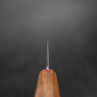 Nakiri White Steel #1 Edelstahlummantelung Yaki Urushi Griff 165mm-[Musashi]-[Japan-Küchenmesser]