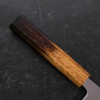 Nakiri White Steel #1 Edelstahlummantelung Yaki Urushi Griff 165mm-[Musashi]-[Japan-Küchenmesser]