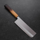 Nakiri White Steel #1 Edelstahlummantelung Yaki Urushi Griff 165mm-[Musashi]-[Japan-Küchenmesser]