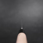 Nakiri White Steel #1 Poliert Büffelhorn und Magnolienholz Griff 165mm-[Musashi]-[Japan-Küchenmesser]