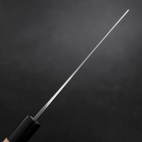 Nakiri White Steel #1 Poliert Büffelhorn und Magnolienholz Griff 165mm-[Musashi]-[Japan-Küchenmesser]