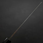 Nakiri White Steel #2 Damast Büffelhorn und Magnolienholz Griff 165mm-[Musashi]-[Japan-Küchenmesser]