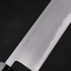 Nakiri White Steel #2 Kasumi Büffelhorn und Teakholz Griff 165mm-[Musashi]-[Japan-Küchenmesser]