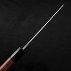 Nakiri White Steel #2 Kasumi Büffelhorn und Teakholz Griff 165mm-[Musashi]-[Japan-Küchenmesser]