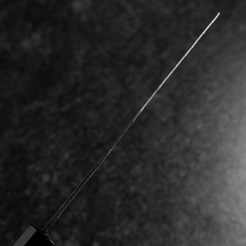 Nakiri White Steel #2 Kurouchi Büffelhorn und Bubinga Griff 165mm-[Musashi]-[Japan-Küchenmesser]