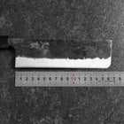 Nakiri White Steel #2 Kurouchi Büffelhorn und Bubinga Griff 165mm-[Musashi]-[Japan-Küchenmesser]
