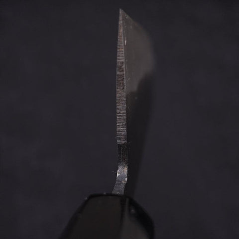 Nakiri White Steel #2 Kurouchi Chokin "Schlange In Sakura" Büffelhorn und Ebenholz Griff 165mm-[Musashi]-[Japan-Küchenmesser]