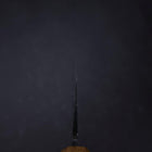 Nakiri White Steel #2 Kurouchi Damast Yaki Urushi Griff 165mm-[Musashi]-[Japan-Küchenmesser]