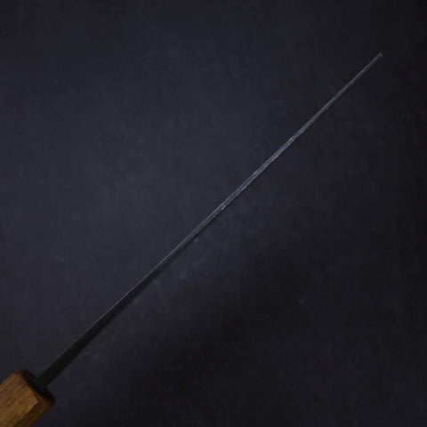 Nakiri White Steel #2 Kurouchi Damast Yaki Urushi Griff 165mm-[Musashi]-[Japan-Küchenmesser]