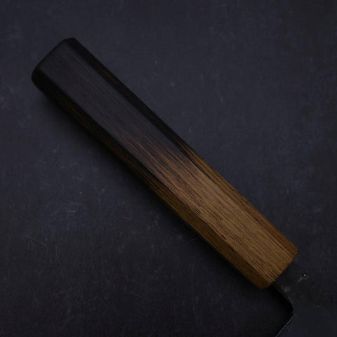 Nakiri White Steel #2 Kurouchi Damast Yaki Urushi Griff 165mm-[Musashi]-[Japan-Küchenmesser]