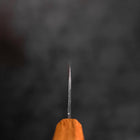 Nakiri White Steel #2 Kurouchi Eichenholz Griff 165mm-[Musashi]-[Japan-Küchenmesser]