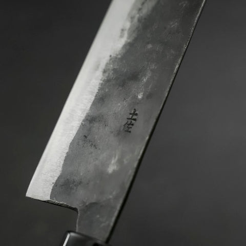 Nakiri White Steel #2 Kurouchi Magnolia Handle 165mm (6.5”)-[Musashi]-[Japan-Küchenmesser]