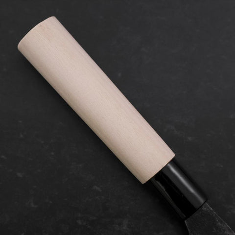 Nakiri White Steel #2 Kurouchi Magnolia Handle 165mm (6.5”)-[Musashi]-[Japan-Küchenmesser]