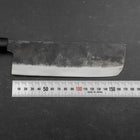 Nakiri White Steel #2 Kurouchi Magnolienholz Griff 165mm-[Musashi]-[Japan-Küchenmesser]