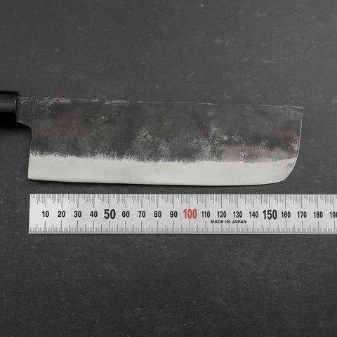 Nakiri White Steel #2 Kurouchi Magnolienholz Griff 165mm-[Musashi]-[Japan-Küchenmesser]