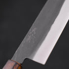 Nakiri White Steel #2 Kurouchi Sumi Urushi Griff 165mm-[Musashi]-[Japan-Küchenmesser]
