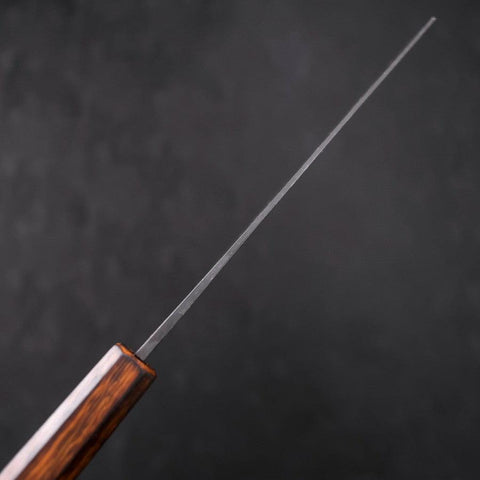 Nakiri White Steel #2 Kurouchi Sumi Urushi Griff 165mm-[Musashi]-[Japan-Küchenmesser]