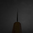 Nakiri White Steel #2 Kurouchi Yaki Urushi Griff 135mm-[Musashi]-[Japan-Küchenmesser]