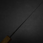 Nakiri White Steel #2 Kurouchi Yaki Urushi Griff 135mm-[Musashi]-[Japan-Küchenmesser]