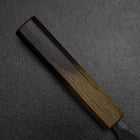 Nakiri White Steel #2 Kurouchi Yaki Urushi Griff 135mm-[Musashi]-[Japan-Küchenmesser]