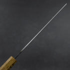 Nakiri White Steel #2 Kurouchi Yaki Urushi Griff 165mm-[Musashi]-[Japan-Küchenmesser]